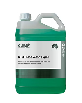 Clean Plus RTU Glass Wash Liquid 5L