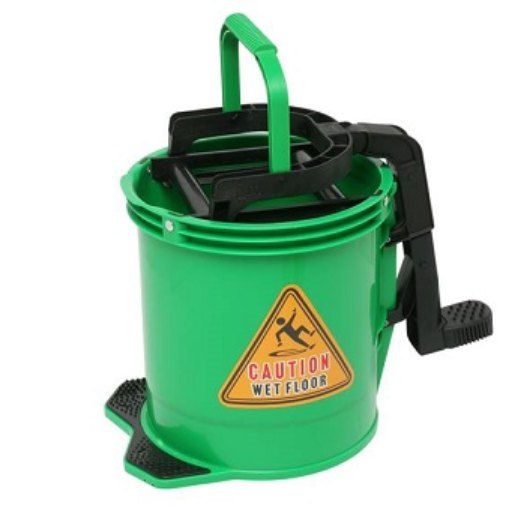 EDCO Enduro Nylon Wringer Mop Bucket - Green