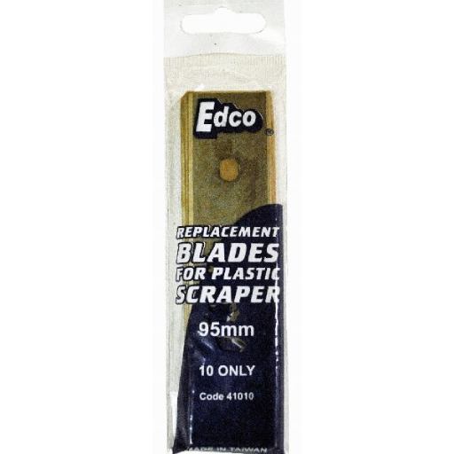 EDCO Replacement Blades For Plastic Scraper 95mm (10Pk)