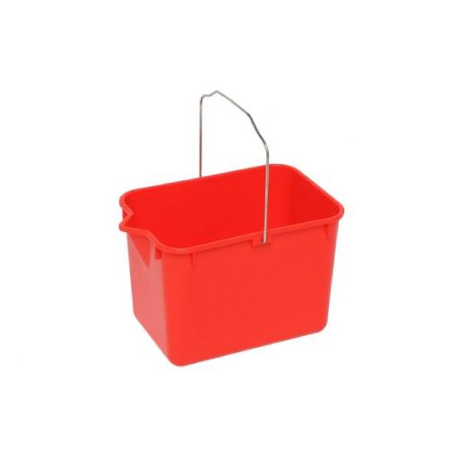 EDCO Squeeze Mop Bucket 9L - Red