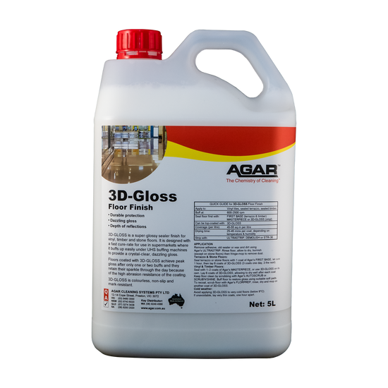 AGAR™ 3D-Gloss Floor Finish Sealer | Agar
