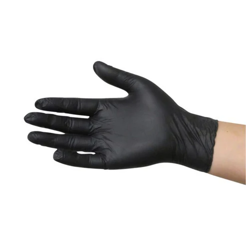 Black Nitrile Gloves Powder Free 100pk - Medium