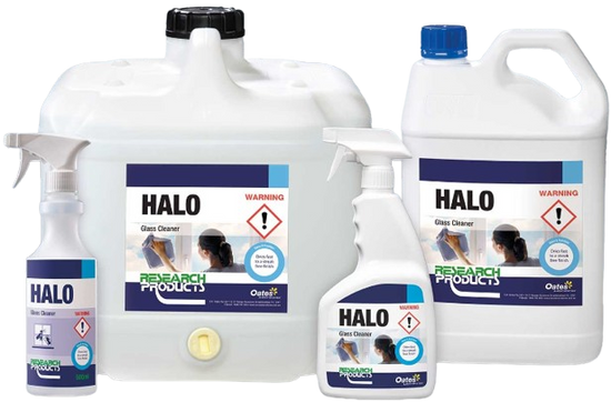 Research Halo Fast Dry Glass Cleaner 5L | Oates
