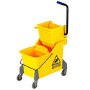 EkkCO Mop Wringer Bucket On Wheels Yellow 42L 63x38x97cm | EkkCo