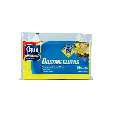 Chux® Dusting Cloths 60x30cm Pk25 | Chux