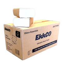 EkkCO Essentials Ultraslim Interleaved  Hand Towel 150s x 16pk/ctn