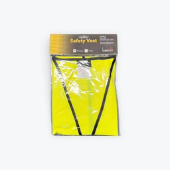 Bastion - Safety Vest Day use Velcro Closure Yellow - Medium