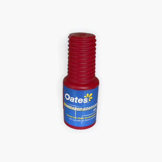 Oates® Red Threaded Adaptor | Oates