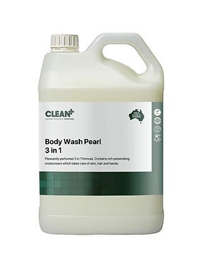 Clean Plus Body Wash Pearl 3 in 1 Rich Moisturiser 5L