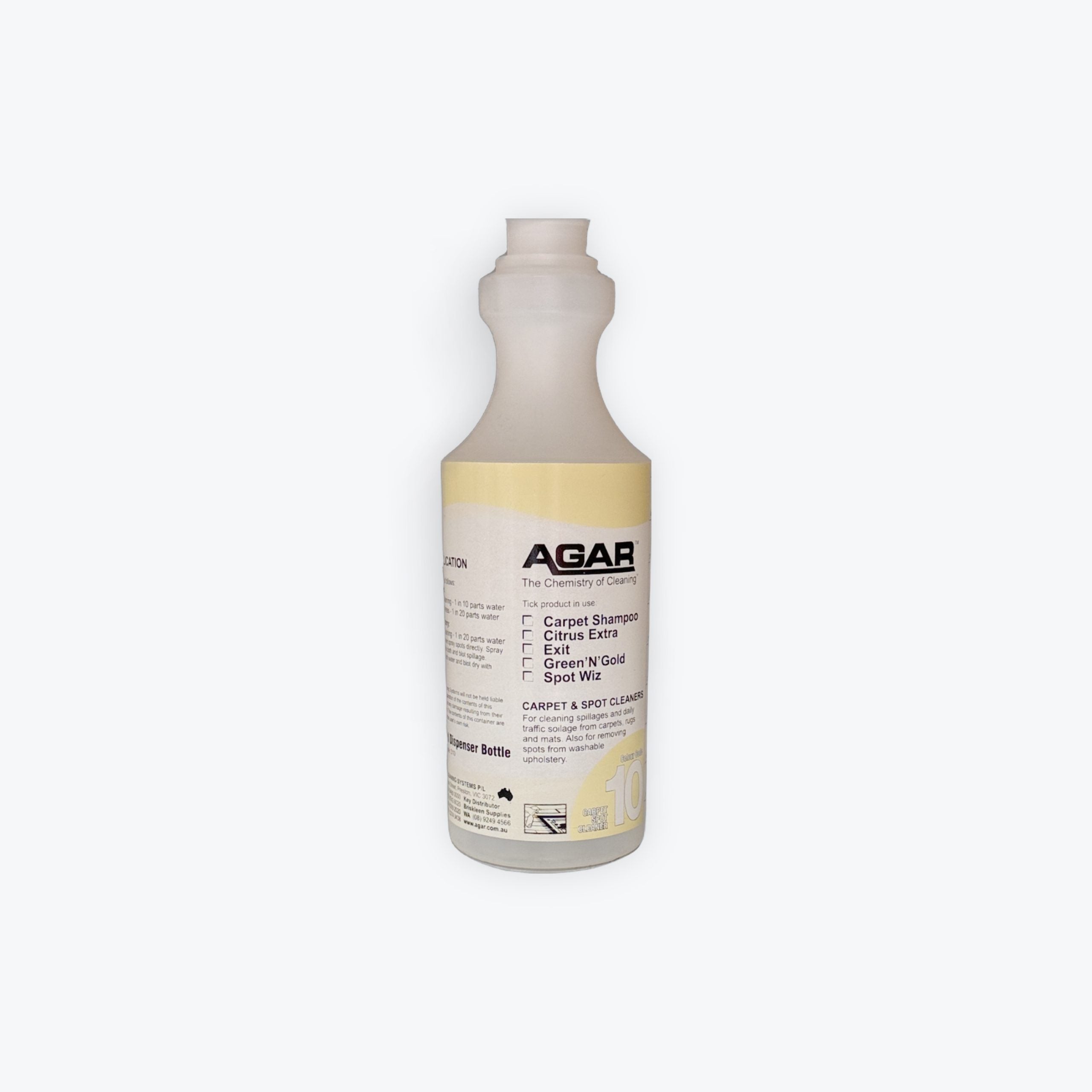 Agar Carpet Spot Cleaner Code 10 Spray Bottle 500ml