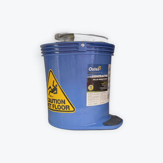 Oates® Contractor Wringer Mop Bucket Blue 15L | Oates