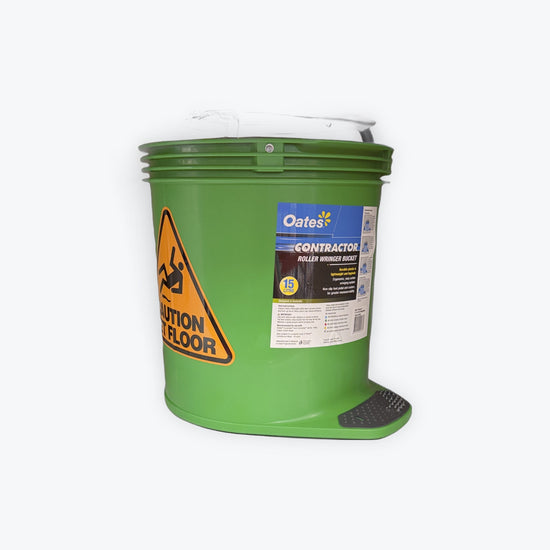 Oates® Contractor Wringer Mop Bucket Green 15L | Oates