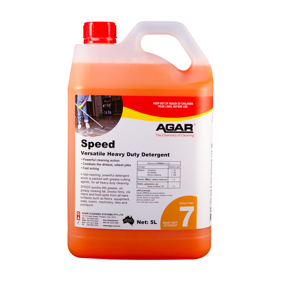 AGAR™ Speed Concentrated Hard Surface Cleaner 5L