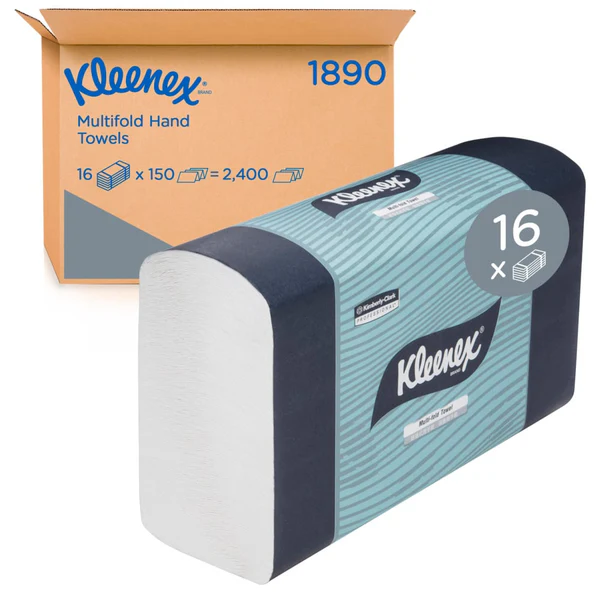 KLEENEX® 1890 Multifold Towel 24cm x 23.5cm 16PK/CTN