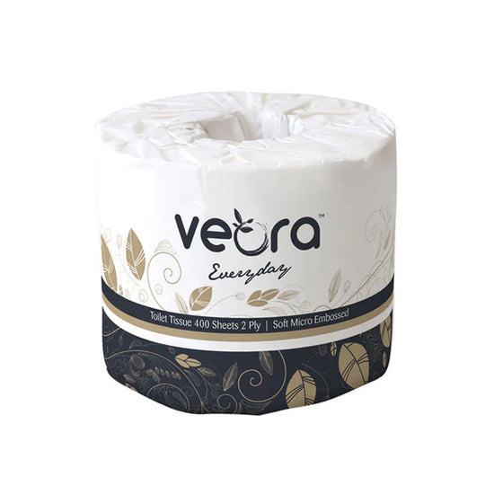 Veora Everyday Toilet Tissue 2ply 400s 48 Rolls /CTN