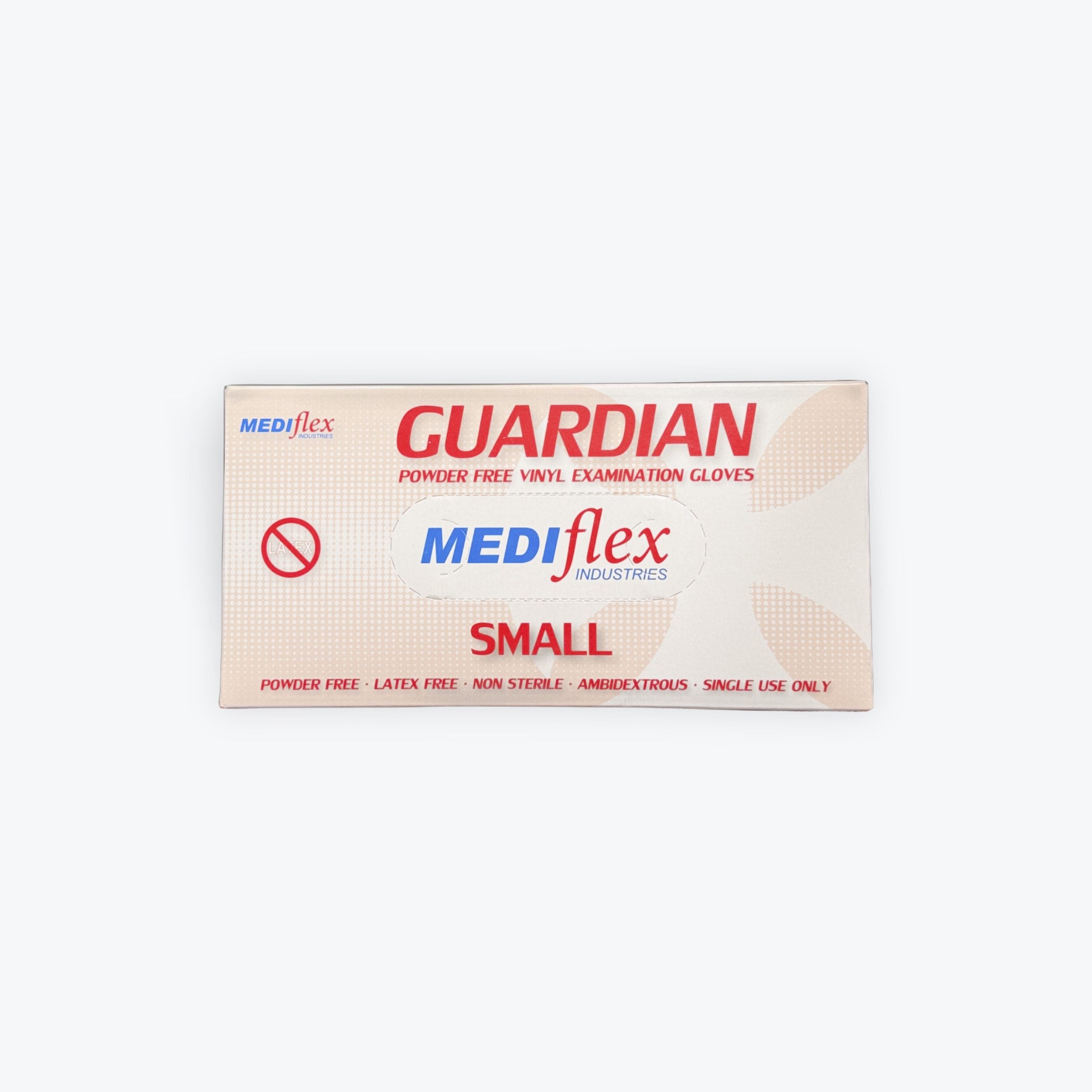 Mediflex Small Vinyl Powder Free Gloves