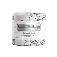 Rosche Classic 2ply Toilet Roll  400s 48 Rolls/CTN