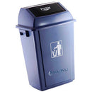 Push Lid Plastic  Dust bin 40L - Grey | KUKU