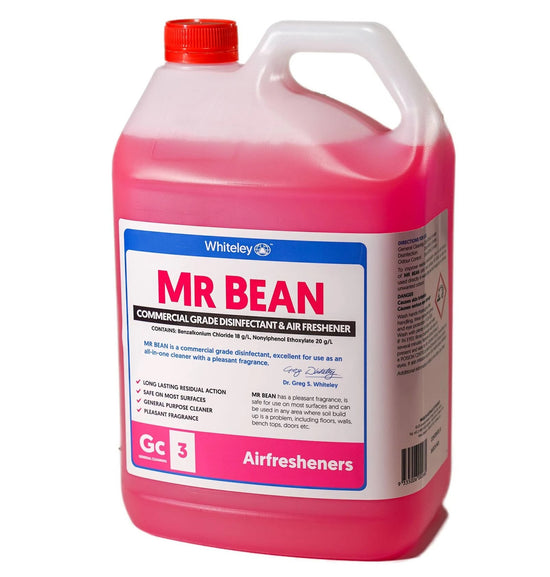 Whiteley Mr Bean Commercial Grade Disinfectant and Air Freshener - 5L