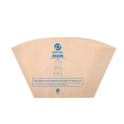 Pacvac Velo Disposable paper dust bag 2.5L 10pk