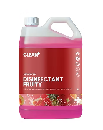 Clean Plus Advanced Disinfectant Hospital Graded Fruity 5L