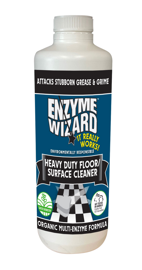 Enzyme Wizard Heavy Duty Floor/Surface Cleaner 1L EW (2nd gen)