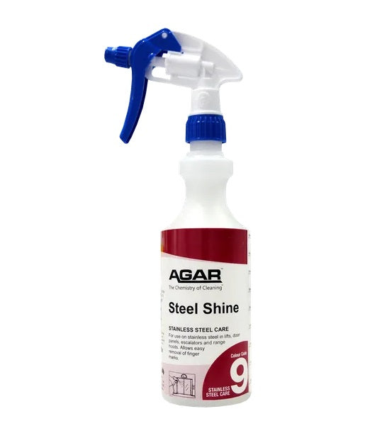 Agar Steel Shine Code 9 Spray Bottle 500ml Agar
