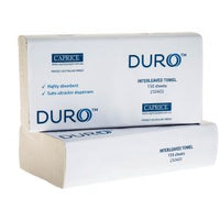 DURO™ Interleaved Ultraslim Hand Towel 24cm x 23cm 16Pk/CTN