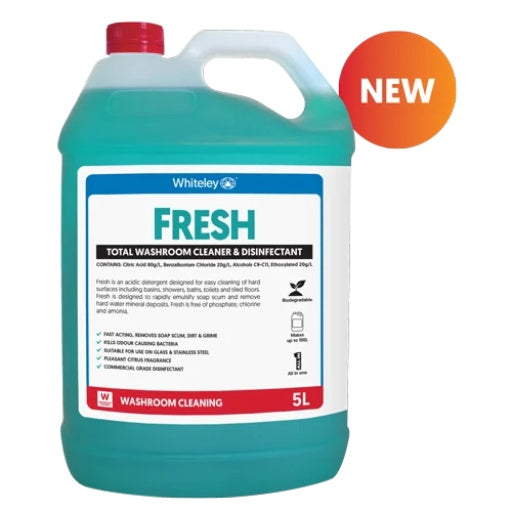 Whiteley Fresh Washroom Cleaner and Disinfectant - 5L