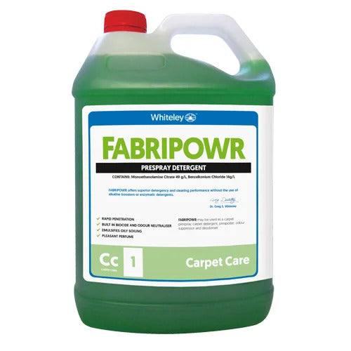 Whiteley Fabripowr Prespray Carpet Detergent- 5L