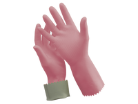 Silver Lined Rubber Gloves Pair | Oates