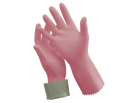 Silver Lined Rubber Gloves Pair | Oates