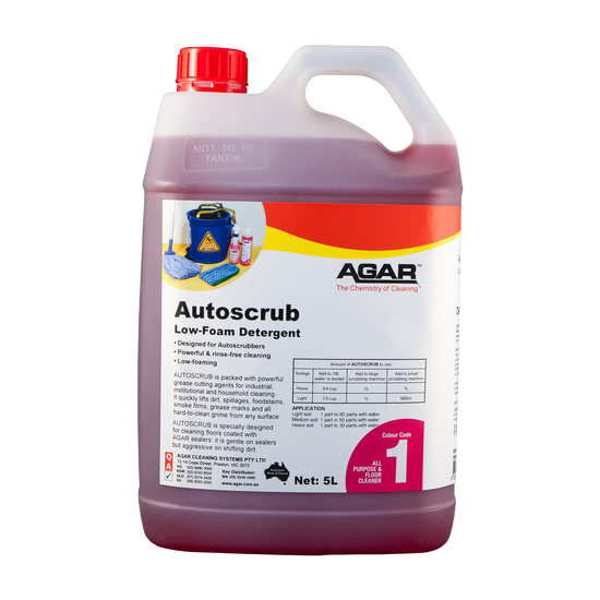 AGAR™ Autoscrub Low-Foam Floor Detergent 5L