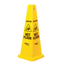 Oates® Medium Cone Caution Wet Floor Sign 69cm Tall